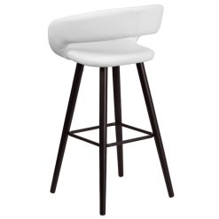 Flash Sale ???? Flash Furniture CH-152560-WH-VY-GG Brynn Series Cappuccino Wood Bar Height Stool With White Vinyl Seat ???? 3 Flash Sale ???? Flash Furniture CH-152560-WH-VY-GG Brynn Series Cappuccino Wood Bar Height Stool With White Vinyl Seat ???? -Lancaster Shop unnamed file 1923