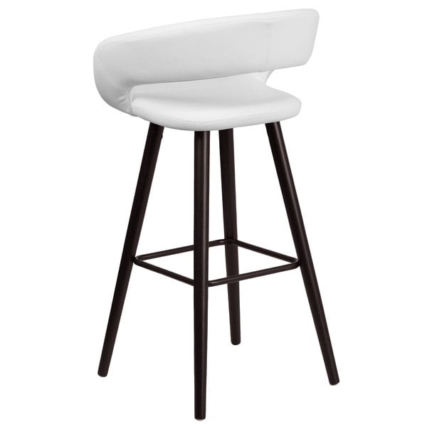 Flash Furniture CH-152560-WH-VY-GG Brynn Series Cappuccino Wood Bar Height Stool with White Vinyl Seat Flash Sale ???? Flash Furniture CH-152560-WH-VY-GG Brynn Series Cappuccino Wood Bar Height Stool With White Vinyl Seat ???? -Lancaster Shop unnamed file 1923