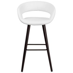 Flash Sale ???? Flash Furniture CH-152560-WH-VY-GG Brynn Series Cappuccino Wood Bar Height Stool With White Vinyl Seat ???? 4 Flash Sale ???? Flash Furniture CH-152560-WH-VY-GG Brynn Series Cappuccino Wood Bar Height Stool With White Vinyl Seat ???? -Lancaster Shop unnamed file 1924