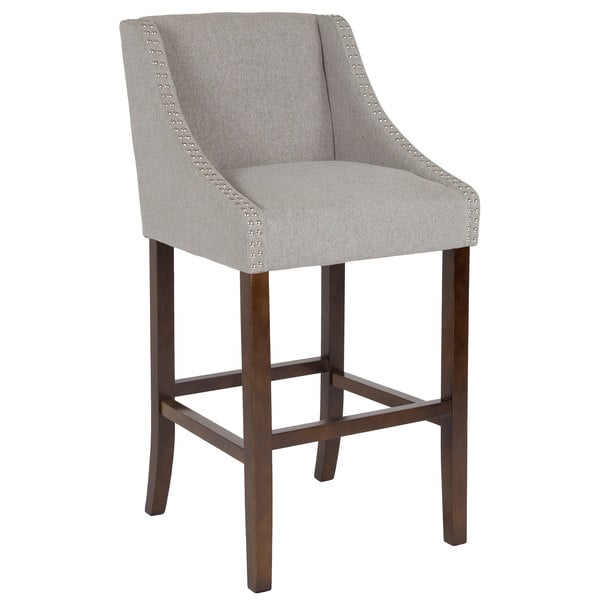 Flash Furniture CH-182020-30-LTGY-F-GG Carmel Series Light Gray Fabric Bar Stool with Walnut Frame and Nail Trim Accent Deals ???? Flash Furniture CH-182020-30-LTGY-F-GG Carmel Series Light Gray Fabric Bar Stool With Walnut Frame And Nail Trim Accent ✨ -Lancaster Shop unnamed file 1928