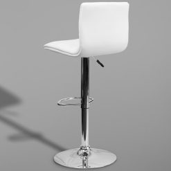 Brand new ???? Flash Furniture CH-92023-1-WH-GG White Vinyl Contemporary Adjustable Height Barstool ???? -Lancaster Shop unnamed file 1971