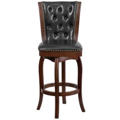 New ???? Flash Furniture TA-240130-CA-GG Cappuccino Wood Bar Height Button Tufted Back Stool With Black Leather Swivel Seat ???? 7 New ???? Flash Furniture TA-240130-CA-GG Cappuccino Wood Bar Height Button Tufted Back Stool With Black Leather Swivel Seat ???? -Lancaster Shop unnamed file 1985