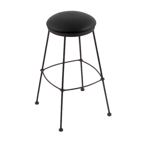 Top 10 🔥 Holland Bar Stool 303030BWBlkVinyl Black Wrinkle Steel Bar Height Stool With Black Vinyl Seat 👏