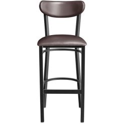 Best deal ???? LT&S Boomerang Series Lancaster Table & Seating Boomerang Bar Height Black ???? Coat Chair With Dark Brown Vinyl Seat And Back ⌛ -Lancaster Shop unnamed file 203