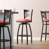 Discount ❤️ Lancaster Table & Seating Cross Back Bar Height Black Swivel Chair With Red Vinyl Seat ???? 2 Discount ❤️ Lancaster Table & Seating Cross Back Bar Height Black Swivel Chair With Red Vinyl Seat ???? -Lancaster Shop unnamed file 204