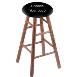 Coupon ⌛ Holland Bar Stool NHL Logo Wood Bar Stool With Medium Finish ⭐