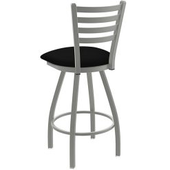 Flash Sale ???? Holland Bar Stool XL 410 Jackie 30" Ladderback Swivel Bar Stool With Anodized Nickel Finish And Black Vinyl Seat ???? -Lancaster Shop unnamed file 2044