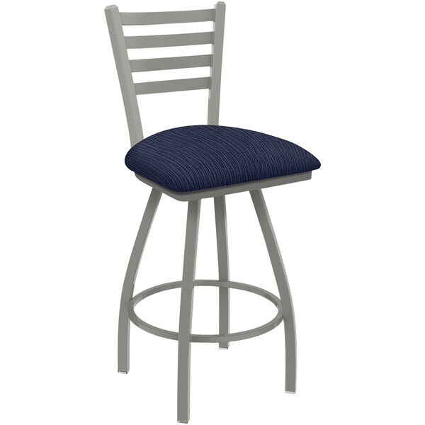 Best deal ???? Holland Bar Stool XL 410 Jackie 30" Ladderback Swivel Bar Stool With Anodized Nickel Finish And Graph Anchor Seat ???? 3 Best deal ???? Holland Bar Stool XL 410 Jackie 30" Ladderback Swivel Bar Stool With Anodized Nickel Finish And Graph Anchor Seat ????