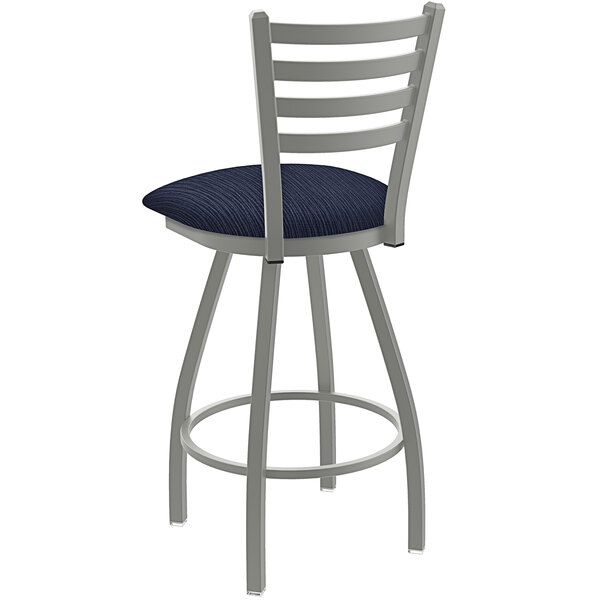 Best deal ???? Holland Bar Stool XL 410 Jackie 30" Ladderback Swivel Bar Stool With Anodized Nickel Finish And Graph Anchor Seat ???? 4 Best deal ???? Holland Bar Stool XL 410 Jackie 30" Ladderback Swivel Bar Stool With Anodized Nickel Finish And Graph Anchor Seat ???? - Image 2