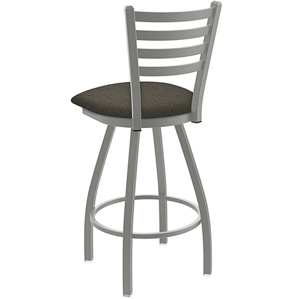 Holland Bar Stool XL 410 Jackie 30" Ladderback Swivel Bar Stool with Anodized Nickel Finish and Graph Chalice Seat Brand new ???? Holland Bar Stool XL 410 Jackie 30" Ladderback Swivel Bar Stool With Anodized Nickel Finish And Graph Chalice Seat ???? -Lancaster Shop unnamed file 2054
