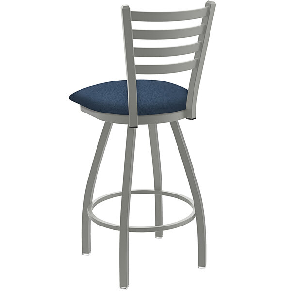 Best deal ❤️ Holland Bar Stool XL 410 Jackie 30" Ladderback Swivel Bar Stool With Anodized Nickel Finish And Rein Bay Seat ⌛ 4 Best deal ❤️ Holland Bar Stool XL 410 Jackie 30" Ladderback Swivel Bar Stool With Anodized Nickel Finish And Rein Bay Seat ⌛ - Image 2