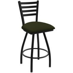 Budget ???? Holland Bar Stool XL 410 Jackie 30" Ladderback Swivel Bar Stool With Black Wrinkle Finish And Canter Pine Seat ????