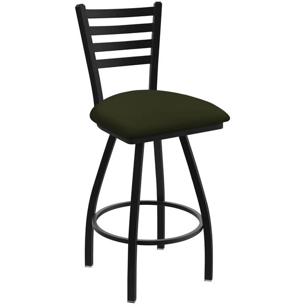 Budget 🌟 Holland Bar Stool XL 410 Jackie 30" Ladderback Swivel Bar Stool With Black Wrinkle Finish And Canter Pine Seat 🥰