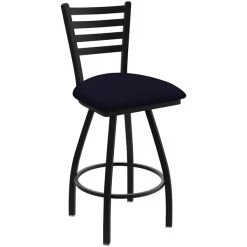 Coupon 🧨 Holland Bar Stool XL 410 Jackie 30" Ladderback Swivel Bar Stool With Black Wrinkle Finish And Canter Twilight Seat 😍
