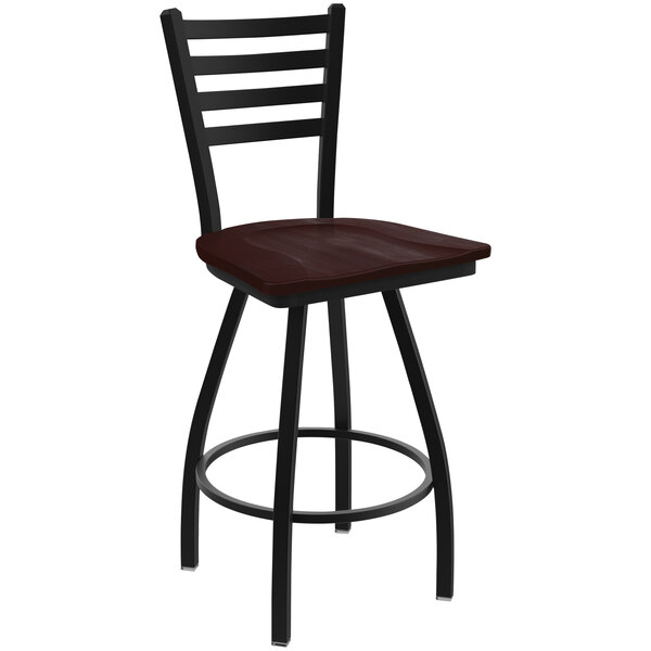 Holland Bar Stool XL 410 Jackie 30" Ladderback Swivel Bar Stool with Black Wrinkle Finish and Dark Cherry Maple Seat Best reviews of ❤️ Holland Bar Stool XL 410 Jackie 30" Ladderback Swivel Bar Stool With Black Wrinkle Finish And Dark Cherry Maple Seat ???? -Lancaster Shop unnamed file 2111