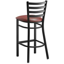 Wholesale ???? Lancaster Table & Seating Black Frame Ladder Back Bar Height Chair With Burgundy Padded Seat ???? 4 Wholesale ???? Lancaster Table & Seating Black Frame Ladder Back Bar Height Chair With Burgundy Padded Seat ???? -Lancaster Shop unnamed file 212