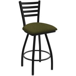 Deals ✔️ Holland Bar Stool XL 410 Jackie 30" Ladderback Swivel Bar Stool With Black Wrinkle Finish And Graph Parrot Seat ????