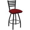 Buy ❤️ Holland Bar Stool XL 410 Jackie 30" Ladderback Swivel Bar Stool With Black Wrinkle Finish And Graph Ruby Seat ???? -Lancaster Shop unnamed file 2129