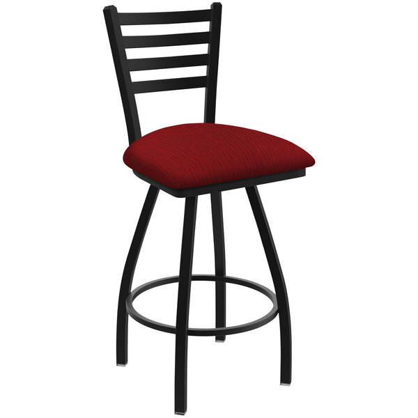 Holland Bar Stool XL 410 Jackie 30" Ladderback Swivel Bar Stool with Black Wrinkle Finish and Graph Ruby Seat Buy ❤️ Holland Bar Stool XL 410 Jackie 30" Ladderback Swivel Bar Stool With Black Wrinkle Finish And Graph Ruby Seat ???? -Lancaster Shop unnamed file 2129