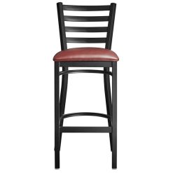 Wholesale ???? Lancaster Table & Seating Black Frame Ladder Back Bar Height Chair With Burgundy Padded Seat ???? 6 Wholesale ???? Lancaster Table & Seating Black Frame Ladder Back Bar Height Chair With Burgundy Padded Seat ???? -Lancaster Shop unnamed file 214