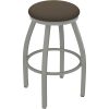 Hot Sale ???? Holland Bar Stool XL 802 Misha 30" Ladderback Swivel Bar Stool With Anodized Nickel Finish And Canter Earth Seat ????