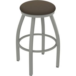 Hot Sale ???? Holland Bar Stool XL 802 Misha 30" Ladderback Swivel Bar Stool With Anodized Nickel Finish And Canter Earth Seat ????