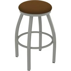 New 🛒 Holland Bar Stool XL 802 Misha 30" Ladderback Swivel Bar Stool With Anodized Nickel Finish And Canter Thatch Seat 💯