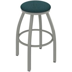 Best Pirce ???? Holland Bar Stool XL 802 Misha 30" Ladderback Swivel Bar Stool With Anodized Nickel Finish And Graph Tidal Seat ????