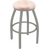 Coupon ???? Holland Bar Stool XL 802 Misha 30" Ladderback Swivel Bar Stool With Anodized Nickel Finish And Natural Maple Seat ???? -Lancaster Shop unnamed file 2175