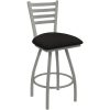 New ???? Holland Bar Stool Holland Barstool XL 410 Jackie 30" Ladderback Swivel Bar Stool With Anodized Nickel Finish And Canter Espresso Seat ???? -Lancaster Shop unnamed file 2186