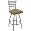 Top 10 🌟 Holland Bar Stool Holland Barstool XL 410 Jackie 30" Ladderback Swivel Bar Stool With Anodized Nickel Finish And Canter Sand Seat 🔔