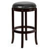 Buy ???? Flash Furniture TA-68929-CA-GG Cappuccino Wood Bar Height Stool With Black Leather Swivel Seat ???? -Lancaster Shop unnamed file 2226