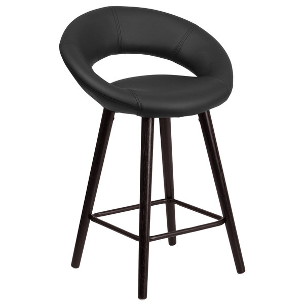 Flash Furniture CH-152551-BK-VY-GG Kelsey Series Cappuccino Wood Counter Height Stool with Black Vinyl Seat Hot Sale ???? Flash Furniture CH-152551-BK-VY-GG Kelsey Series Cappuccino Wood Counter Height Stool With Black Vinyl Seat ???? -Lancaster Shop unnamed file 2265