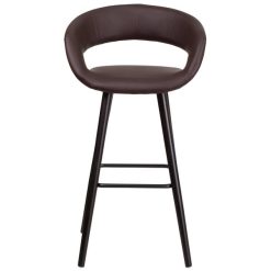 Brand new ???? Flash Furniture CH-152560-BRN-VY-GG Brynn Series Cappuccino Wood Bar Height Stool With Brown Vinyl Seat ???? -Lancaster Shop unnamed file 2270