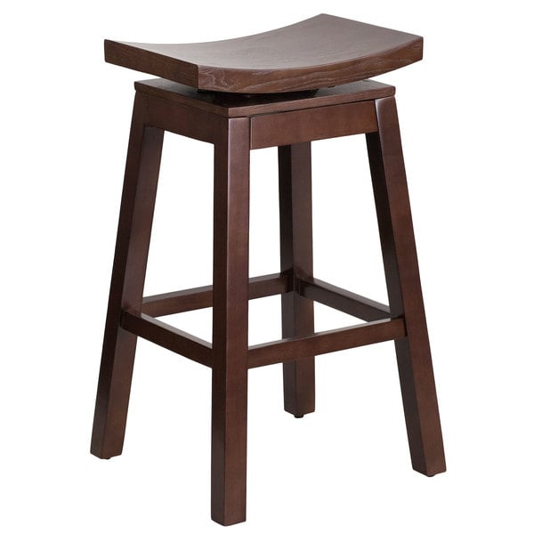 Flash Furniture TA-SADDLE-1-GG Cappuccino Wood Bar Height Stool with Auto Swivel Seat Promo ???? Flash Furniture TA-SADDLE-1-GG Cappuccino Wood Bar Height Stool With Auto Swivel Seat ???? -Lancaster Shop unnamed file 2292