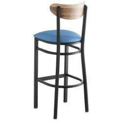 Best Sale ✨ LT&S Boomerang Series Lancaster Table & Seating Boomerang Bar Height Black Chair With Blue Vinyl Seat And Driftwood Back ❤️ 4 Best Sale ✨ LT&S Boomerang Series Lancaster Table & Seating Boomerang Bar Height Black Chair With Blue Vinyl Seat And Driftwood Back ❤️ -Lancaster Shop unnamed file 2376