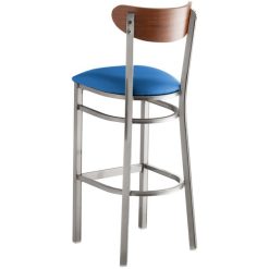 Brand new ???? LT&S Boomerang Series Lancaster Table & Seating Boomerang Bar Height Clear ???? Coat Chair With Blue Vinyl Seat And Antique Walnut Back ✨ 4 Brand new ???? LT&S Boomerang Series Lancaster Table & Seating Boomerang Bar Height Clear ???? Coat Chair With Blue Vinyl Seat And Antique Walnut Back ✨ -Lancaster Shop unnamed file 2397