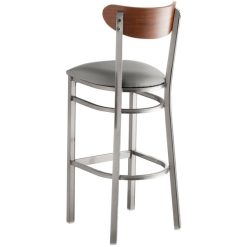 Best reviews of ???? LT&S Boomerang Series Lancaster Table & Seating Boomerang Bar Height Clear ???? Coat Chair With Light Gray Vinyl Seat And Antique Walnut Back ???? -Lancaster Shop unnamed file 2406