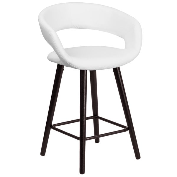 Flash Furniture CH-152561-WH-VY-GG Brynn Series Cappuccino Wood Counter Height Stool with White Vinyl Seat Hot Sale ???? Flash Furniture CH-152561-WH-VY-GG Brynn Series Cappuccino Wood Counter Height Stool With White Vinyl Seat ???? -Lancaster Shop unnamed file 2440