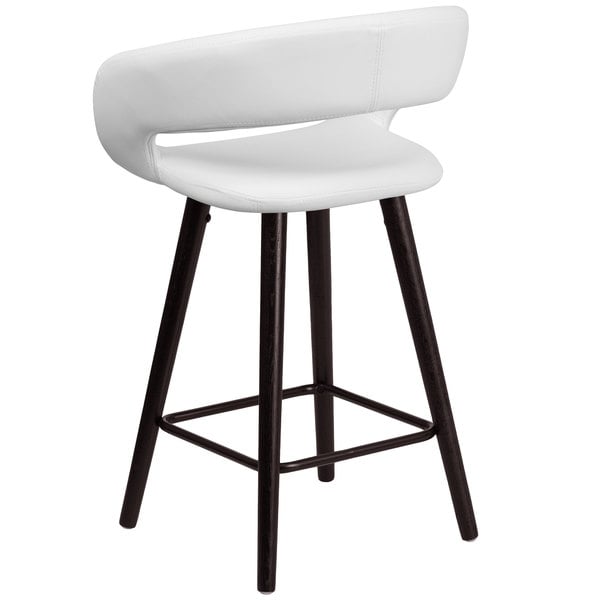 Flash Furniture CH-152561-WH-VY-GG Brynn Series Cappuccino Wood Counter Height Stool with White Vinyl Seat Hot Sale ???? Flash Furniture CH-152561-WH-VY-GG Brynn Series Cappuccino Wood Counter Height Stool With White Vinyl Seat ???? -Lancaster Shop unnamed file 2441