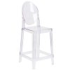 Deals ???? Flash Furniture OW-GHOSTBACK-24-GG Ghost Transparent Polycarbonate Outdoor / Indoor Counter Height Stool With Oval Back ???? -Lancaster Shop unnamed file 2459