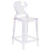 Flash Sale ⌛ Flash Furniture OW-TEARBACK-24-GG Ghost Transparent Polycarbonate Outdoor / Indoor Counter Height Stool With Tear Back ???? -Lancaster Shop unnamed file 2465