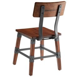 Deals ⌛ Lancaster Table & Seating Rustic Industrial Dining Side Chair With Antique Walnut Finish ???? -Lancaster Shop unnamed file 2514