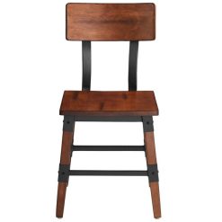 Deals ⌛ Lancaster Table & Seating Rustic Industrial Dining Side Chair With Antique Walnut Finish ???? -Lancaster Shop unnamed file 2515