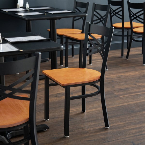 Lancaster Table & Seating Black Cross Back Chair with Cherry Wood Seat Coupon ???? Lancaster Table & Seating Black Cross Back Chair With Cherry Wood Seat ???? -Lancaster Shop unnamed file 2541