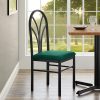 Cheap ???? Lancaster Table & Seating Green 4 Spoke Restaurant Dining Room Chair With 1 3/4" Padded Seat ❤️