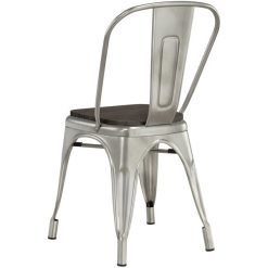 Outlet ???? LT&S Alloy Series Lancaster Table & Seating Alloy Series Clear ???? Coated Metal Indoor Industrial Cafe Chair With Vertical Slat Back And Black Wood Seat ???? -Lancaster Shop unnamed file 2563