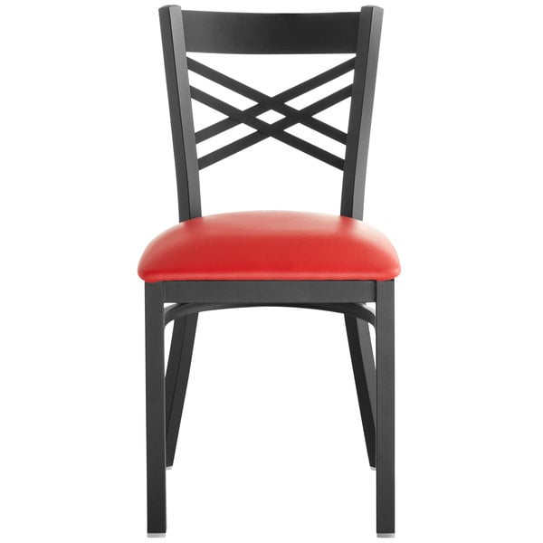 Best reviews of ✨ Lancaster Table & Seating Cross Back Black Chair With Red Vinyl Seat ???? 7 Best reviews of ✨ Lancaster Table & Seating Cross Back Black Chair With Red Vinyl Seat ???? - Image 5