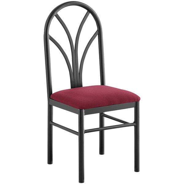 Lancaster Table & Seating Maroon 4 Spoke Restaurant Dining Room Chair with 1 3/4" Padded Seat Outlet ???? Lancaster Table & Seating Maroon 4 Spoke Restaurant Dining Room Chair With 1 3/4" Padded Seat ???? -Lancaster Shop unnamed file 2672