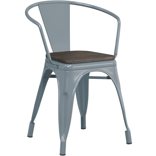 Lancaster Table & Seating Alloy Series Charcoal Metal Indoor Industrial Cafe Arm Chair with Black Wood Seat Best deal ???? LT&S Alloy Series Lancaster Table & Seating Alloy Series Charcoal Metal Indoor Industrial Cafe Arm Chair With Black Wood Seat ???? -Lancaster Shop unnamed file 2706